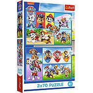 Trefl 2-in-1 Puzzle 2×70 Pieces Paw Patrol Rules - Jigsaw Puzzle