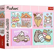 Trefl Puzzle 4 × 250 pieces Pusheen 4-in-1 - Jigsaw Puzzle