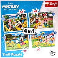 Trefl 4in1 Mickey Summer time - Jigsaw Puzzle