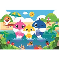 Trefl Puzzle Baby Shark with family on vacation 60 pieces - Jigsaw Puzzle