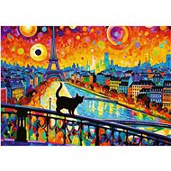 Trefl Puzzle Cat in Paris 1000 pieces - Jigsaw Puzzle