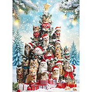 EUROGRAPHICS Cat Christmas Tree Puzzle 1000 pieces - Jigsaw Puzzle