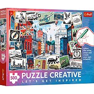 TREFL Puzzle Creative Greetings from London 500 pieces - Jigsaw Puzzle