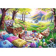 TREFL Puzzle Picnic in the meadow 1000 pieces - Jigsaw Puzzle