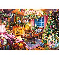 TREFL Puzzle Premium Plus Disney: Christmas Cottage 1000 pieces - Jigsaw Puzzle