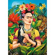 TREFL Puzzle Premium Plus Portrait of Frida Kahlo 1000 pieces - Jigsaw Puzzle