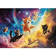 TREFL Puzzle Space cats 500 pieces - Jigsaw Puzzle