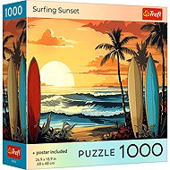 TREFL Sunset Surfing Puzzle 1000 pieces - Jigsaw Puzzle