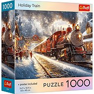 TREFL Christmas Train Puzzle 1000 pieces - Jigsaw Puzzle
