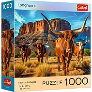 TREFL Puzzle Longhorns 1000 pieces - Jigsaw Puzzle