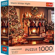 TREFL Warm Winter Night Puzzle 1000 pieces - Jigsaw Puzzle