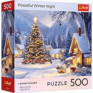 TREFL Puzzle Quiet winter night 500 pieces - Jigsaw Puzzle