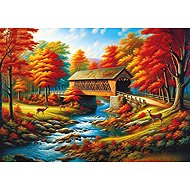 ART PUZZLE Puzzle Bridge lined with trees 500 pieces - Jigsaw Puzzle