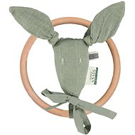 Trixie Kangaroo Bliss Olive Rattle and Teether - Baby Rattle