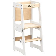 Tulano learning tower with table function Mooby 35 white-natural - Learning Tower