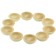 Wooden plate set 10 pieces - Toy Kitchen Utensils