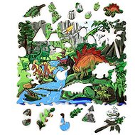 Wooden Puzzle Land Dinosaurs - Wooden Puzzle
