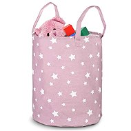 Nukido Toy basket, pink and white - Storage Box