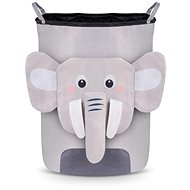 Nukido Toy basket - elephant, grey - Storage Box