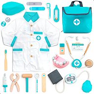 UMU® Doctor set 20 pcs, turquoise - Kids Doctor Briefcase