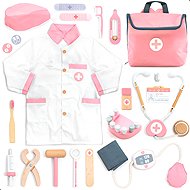UMU® Doctor set 20 pcs, pink - Kids Doctor Briefcase