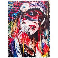 Unidragon - Ethnic girl size. M - Wooden Puzzle