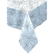 UNIQUE Tablecloth spider web translucent 137 × 274 cm, Halloween - Tablecloth