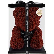 BIG Classic bear 35cm gift wrapped - dark red - Rose Bear