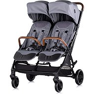 CHIPOLINO Stroller for twins Twinity Cloud grey - Baby Buggy