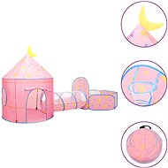 Children's play tent, pink, 301 × 120 × 128 cm - Tent for Children