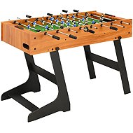Folding table football 121 × 61 × 80 cm, light brown - Table Football