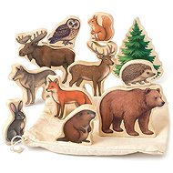 Vemkel Wooden Set Forest Animals - Thematic Toy Set