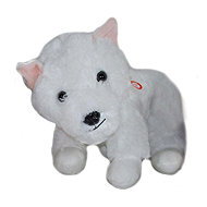 Vizopol Dog with sound white - Soft Toy