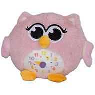 Vizopol Owl with clock pink - Soft Toy
