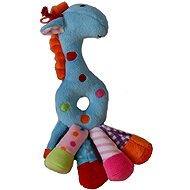 Vizopol Giraffe blue with rattle - Soft Toy