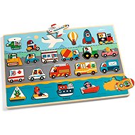 Djeco wooden shape sorter Vehicles - Puzzle