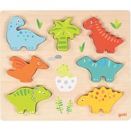 Goki Dinosaurs wooden puzzle - Puzzle