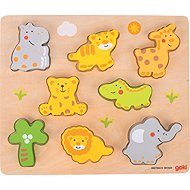 Goki Wooden wild animals shape sorter - Puzzle