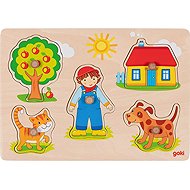 Goki wooden home puzzle - Puzzle