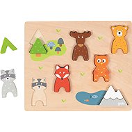 Goki Forest Animals wooden puzzle - Puzzle