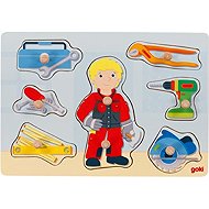 Goki Wooden shape sorter Builder - Puzzle