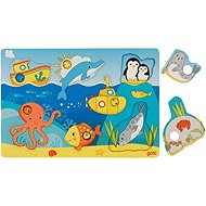 Goki V moři wooden shape sorter - Puzzle