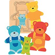 Goki Multi-layer Bear wooden puzzle - Puzzle