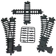 MaDe Trackset, 22 cm, 1 × crossing, 2 × dodge, couplers - Rail Set Accessory