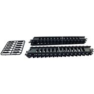 MaDe Trackset, 22 cm, straight part 6 pcs, couplers - Rail Set Accessory