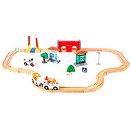 Aga4Kids Wooden train track DS5647 - Train Set