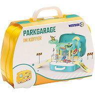 VOG Parking garage in a suitcase, orange - Toy Garage