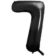 equipmentsenaparty Foil numerals black '7' - 86 cm - Balloons