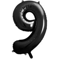equipmentsenaparty Foil numerals black '9' - 86 cm - Balloons