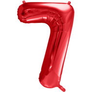 equipmentsenaparty Foil numerals red '7' - 86 cm - Balloons